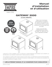 Empire Comfort Systems WB35FS Manuel D'installation Et D'utilisation