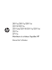HP 2211x Manuel De L'utilisateur