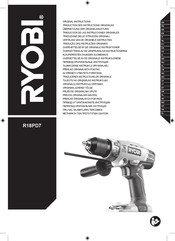 Ryobi R18PD7 Traduction Des Instructions Originales