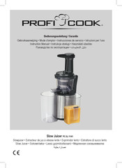 Profi Cook PC-SJ 1141 Mode D'emploi