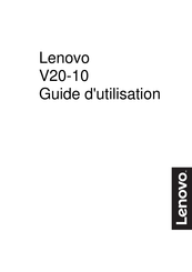 Lenovo V20-10 Guide D'utilisation