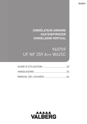 Valberg UF NF 259 A++ W625C Guide D'utilisation