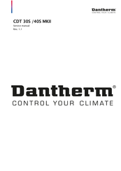 Dantherm CDT 30S MKII Instructions De Service