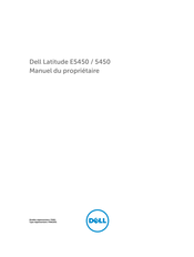 Dell Latitude E5450 Manuel Du Propriétaire