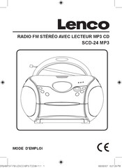 Lenco SCD-24 MP3 Mode D'emploi
