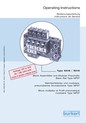 Burkert MP07 Instructions De Service