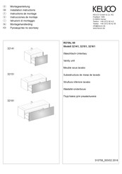 KEUCO ROYAL 60 32141 Instructions De Montage