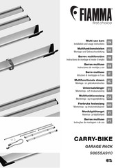 Fiamma 98655A910 Instructions De Montage Et Mode D'emploi