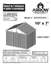 Arrow Storage Products EZEE SHED EZ107CCCR Manuel De L'utilisateur