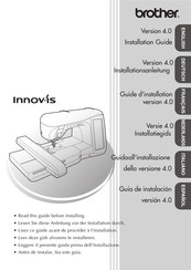 Brother Innov-is Guide D'installation
