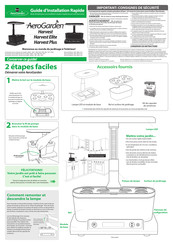 Miracle-Gro AeroGarden Harvest Guide D'installation Rapide