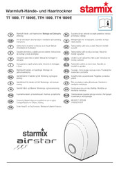 Starmix airstar TT 1800E Mode D'emploi