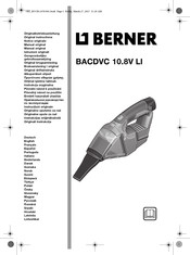 Berner BACDVC 10.8V LI Notice Originale