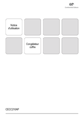 CONTINENTAL EDISON CECC210AP Notice D'utilisation