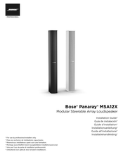 Bose Panaray MSA12X Guide D'installation