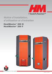 ACV HeatMaster 200 F Notice D'installation, D'utilisation Et D'entretien
