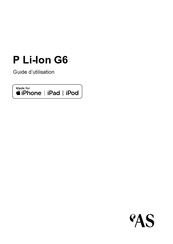 Audio Service P Li-Ion G6 Guide D'utilisation