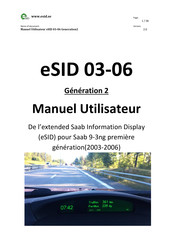 eSID 03-06 Manuel Utilisateur