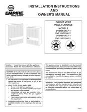 Empire Heating Systems DV210SGXLP-1 Instructions Pour L'installation