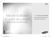 Samsung ME109F Mode D'emploi Et Guide De Cuisson