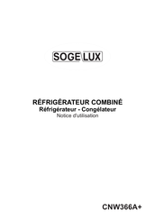 SOGELUX CNW366A+ Notice D'utilisation