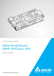 Delta InsightPower SNMP IPv6 Manuel D'utilisation