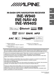 Alpine INE-NAV-40 Mode D'emploi