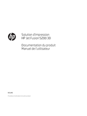 HP Jet Fusion 5200 3D Série Manuel De L'utilisateur