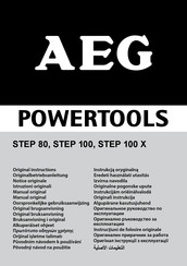 AEG STEP 100 X Notice Originale