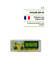 KTS-Electronic PULSE AR III Mode D'emploi