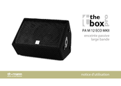 Thomann the box pro PA M 12 ECO MKII Mode D'emploi