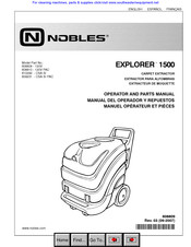 Nobles EXPLORER 1500 Mode D'emploi