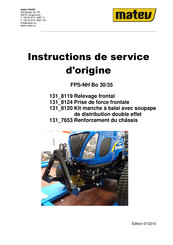 matev FPS-NH Bo 30/35 Traduction Des Instructions De Service D'origine