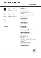 Hotpoint LSP 733 Mode D'emploi