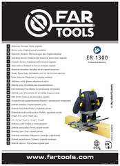 Far Tools ER 1300 Notice Originale