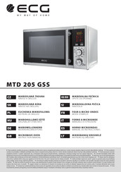 ECG MTD 205 GSS Mode D'emploi