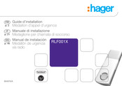 hager RLF001X Guide D'installation