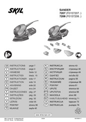 Skil 7207 Instructions