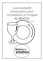 Selecline emotion SLVE4712 Instructions Pour L'installation Et L'emploi