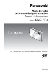 Panasonic DMC-FP3 Mode D'emploi