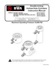 BVA Hydraulics HDC15008 Manuel D'instructions