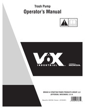 Briggs & Stratton HONDA VOX Industrial 073022 Manuel D'utilisation