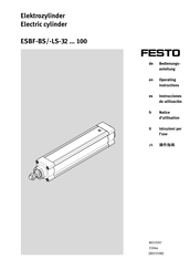 Festo ESBF-BS/-LS-32100 Série Notice D'utilisation