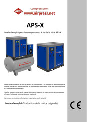Airpress APS 30 IVR X Mode D'emploi