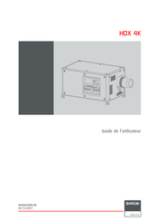 Barco HDX 4K20 FLEX Guide De L'utilisateur