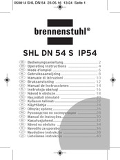 brennenstuhl SHL DN 54 S IP54 Mode D'emploi