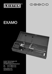Leister EXAMO 600F Instructions D'utilisation