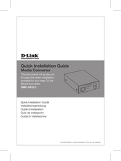 D-Link DMC-G01LC Guide D'installation