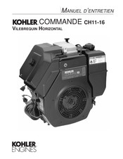 Kohler Engines COMMANDE CH13 Manuel D'entretien