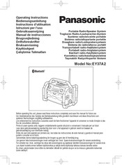 Panasonic EY37A2 Instructions D'utilisation